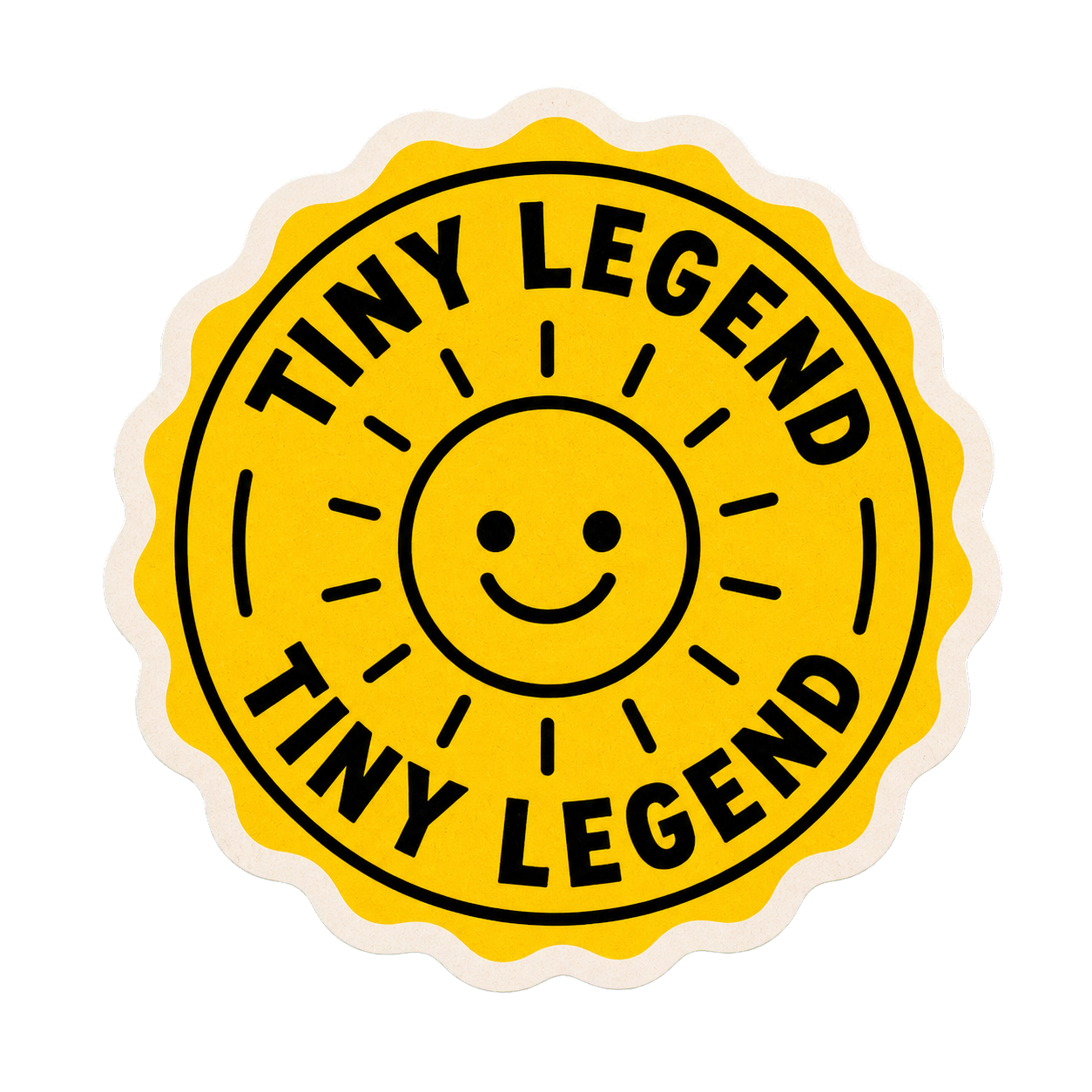 Tiny legend sticker